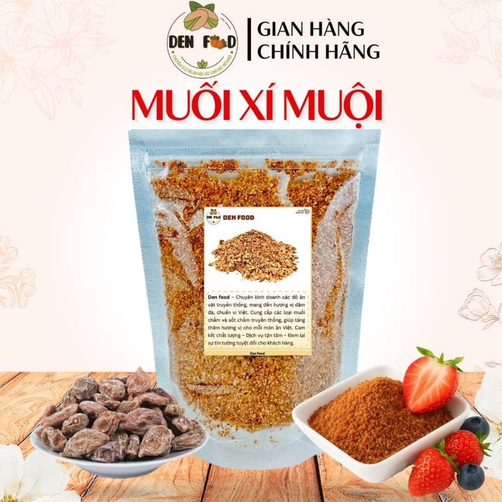 500g Muối xí muội DENFOOD, muối ô mai xí muội