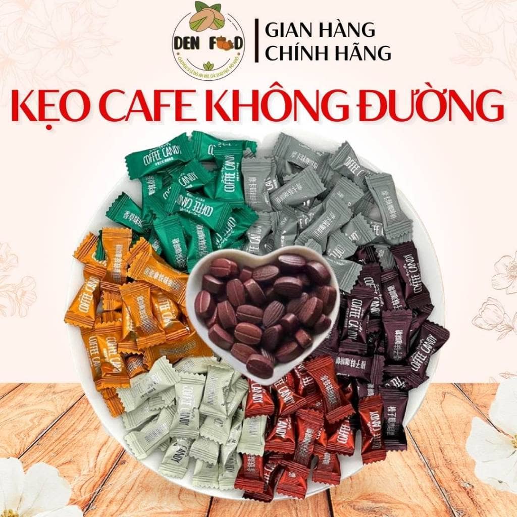 500g Kẹo cà phê không đường Coffee Candy Viên Nén Không Đường Ăn Kiêng Đài Loan