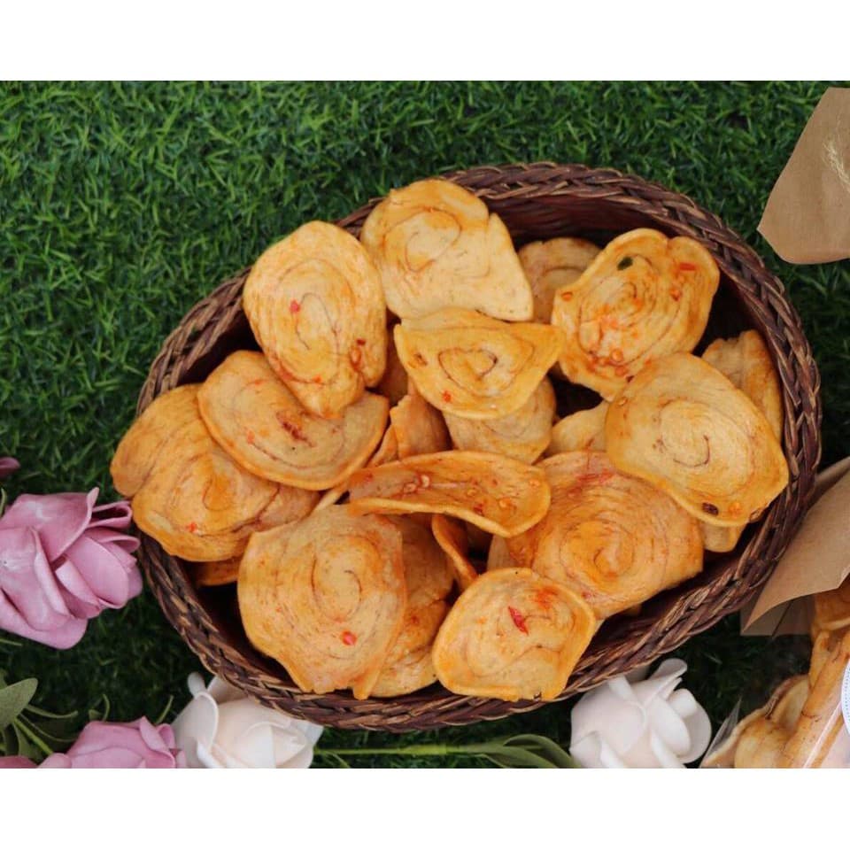 500G Bánh Tai Heo Mắm Ớt - Đồ Ăn Vặt Denfood