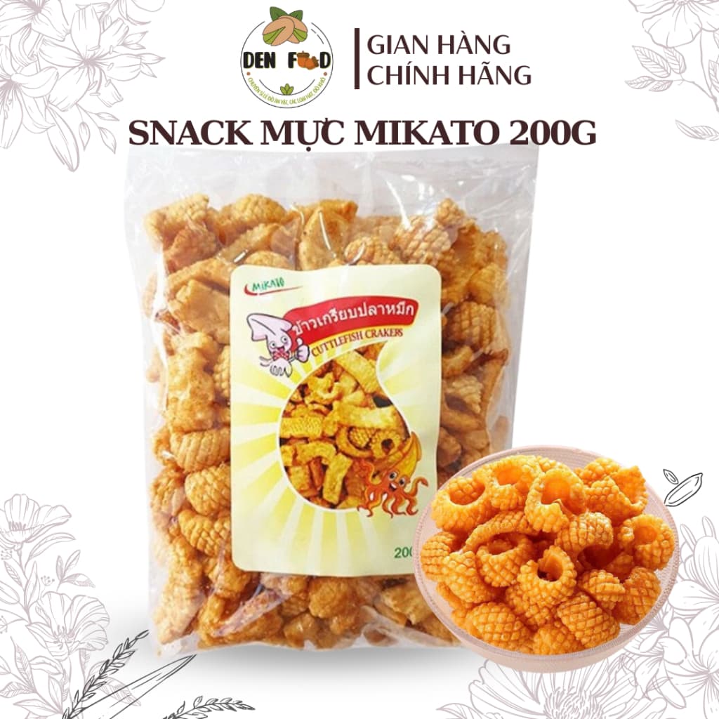 200g Snack mực Mikato Thái Lan (loại ngon đậm đà)