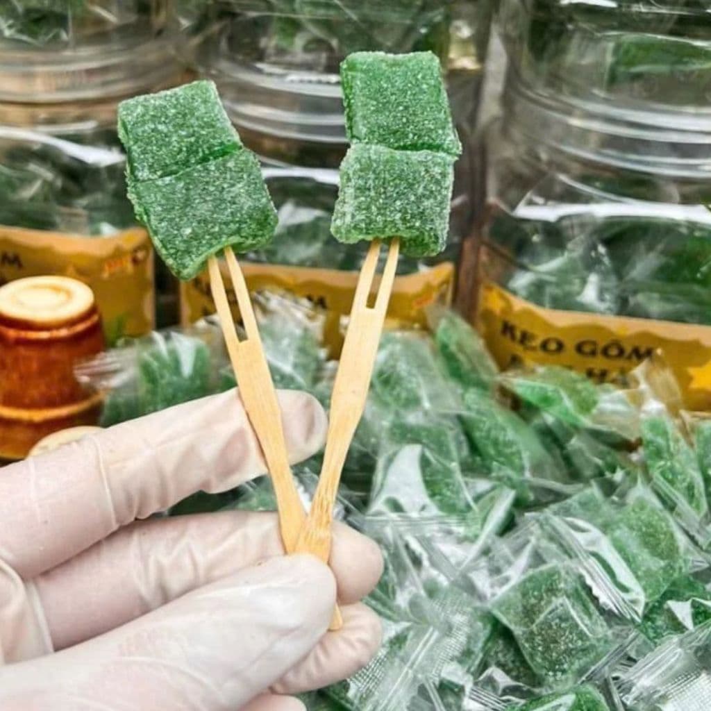 100g Kẹo Gôm Bạc Hà tuổi thơ - Ăn Vặt Denfood