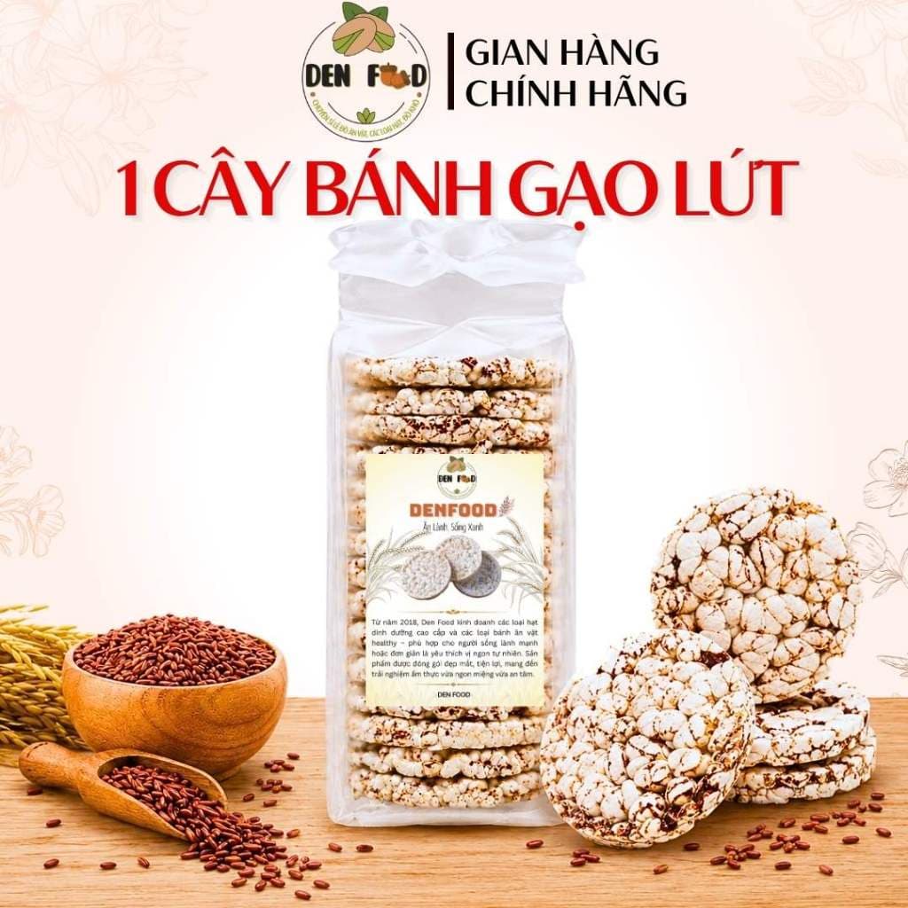 170g Bánh gạo lứt ăn kiêng Denfood, bánh nổ gạo lứt nguyên hạt