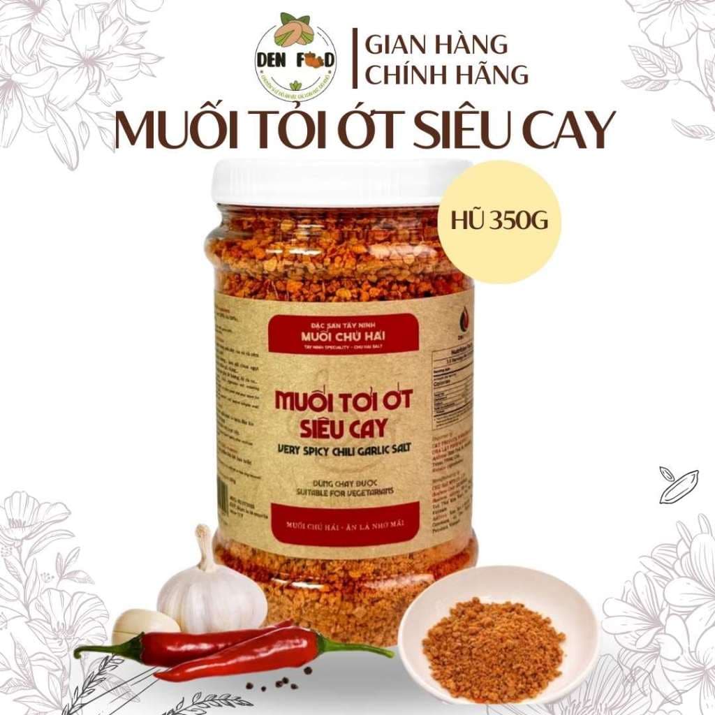 350G Muối Tây Ninh Chú Hải loại ngon, tỏi ớt siêu cay